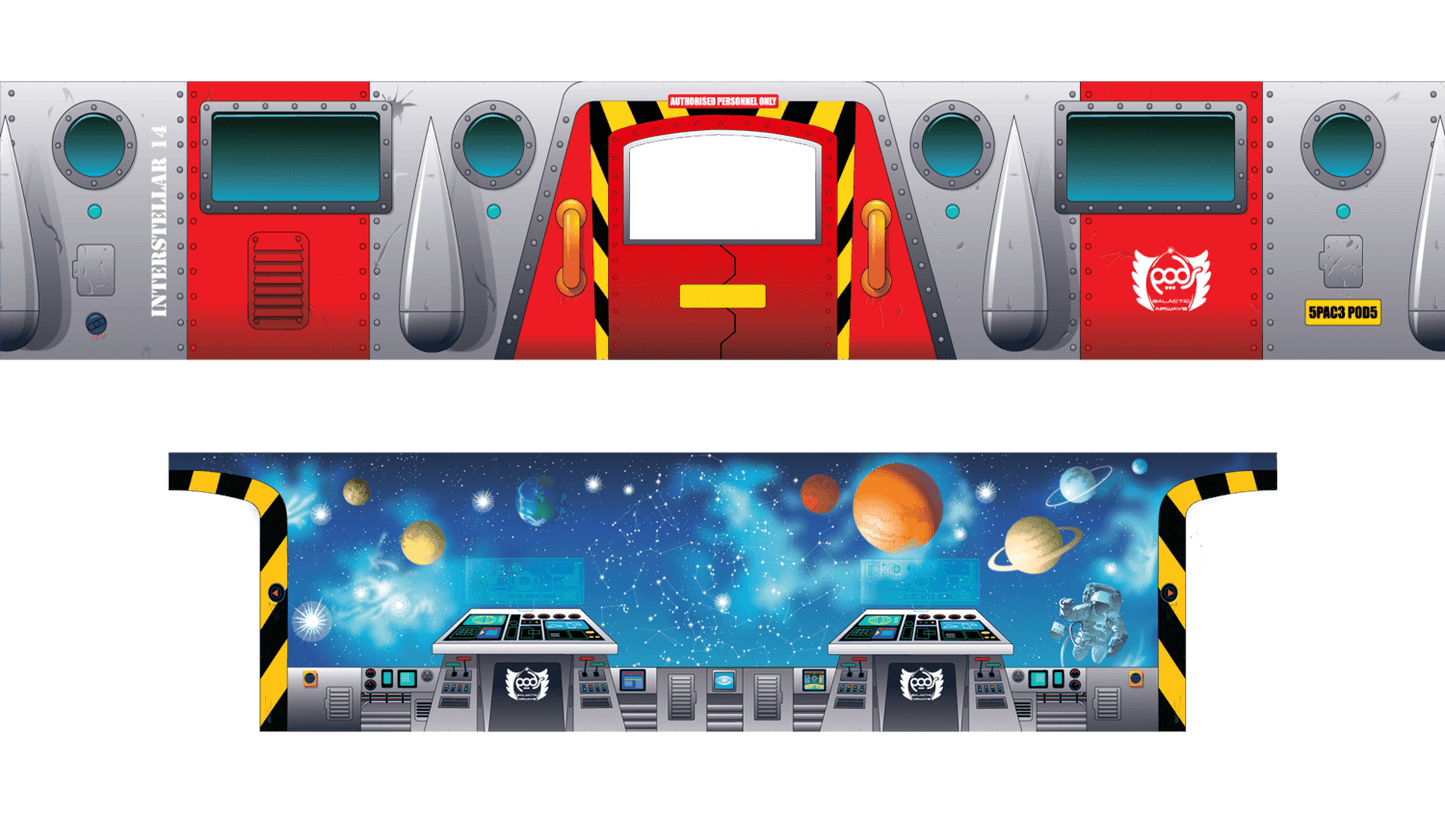 PODSmini Removable Theme: Galactic Space Adventure - PODS Playshop_name#